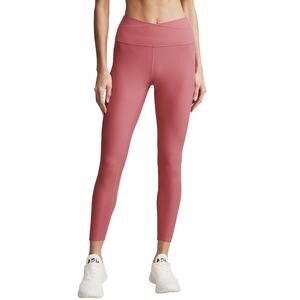 Rhone Ripple 7/8 Pocket Leggings Sz S New $108 Hibiscus Pink 25” Inseam